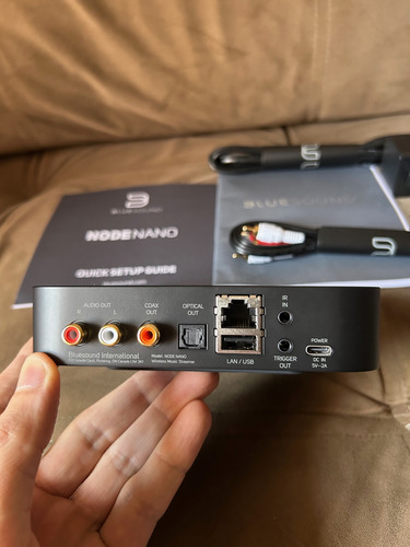 Streamer Bluesound Node Nano 2024 - Dac Ess Sabre Es9039q2m (Usado)