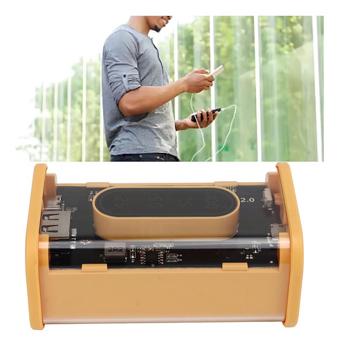 Power Bank 18000mah Banco De Energía Batería Externa Color Amarillo