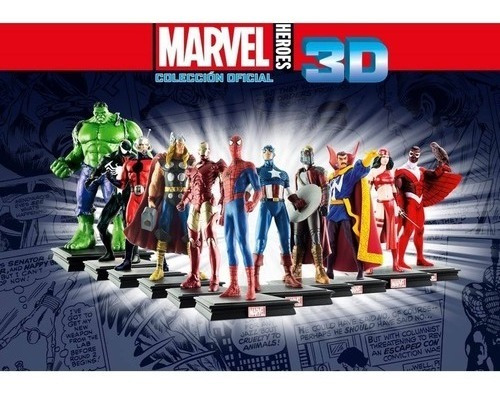Coleccion Marvel 3d Figuras De Coleccion ( S/detalle)