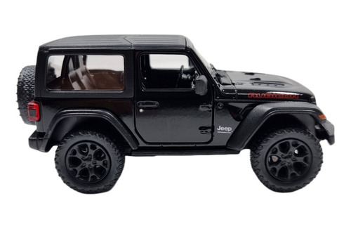 Jeep Wrangler Rubicon Esc. 1:34 Kinsmart Color Negro