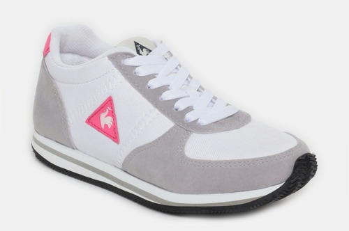 Le Coq Sportfit 100% Original De Dama Gris Con Rosa