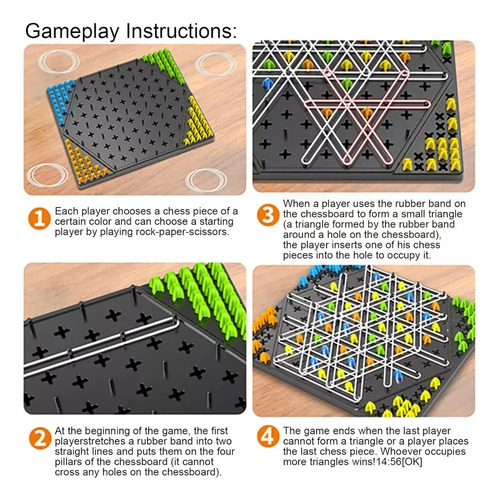 H For 2024 Triggle Game, Interesante Juego De Mesa,