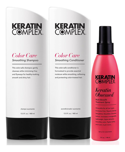 Keratin Complex Kit De Cuidado Del Color: (1) Champu Para El
