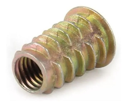 Set 5 Insertos Tuerca Encastre M6x15 Para Madera, Muebles.