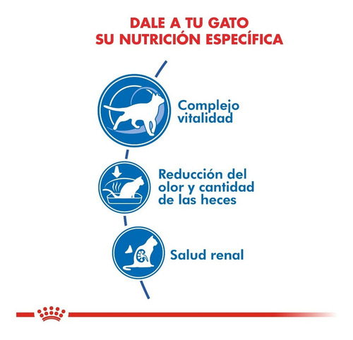 Imagen 3 de 5 de Alimento Royal Canin Feline Health Nutrition Indoor 7+ para gato senior todos los tamaños sabor mix en bolsa de 7.5 kg