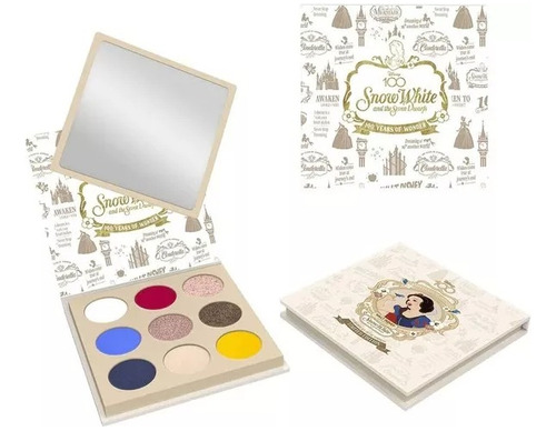 Paleta De Sombras 9 Tonos Blanca Nieves Disney