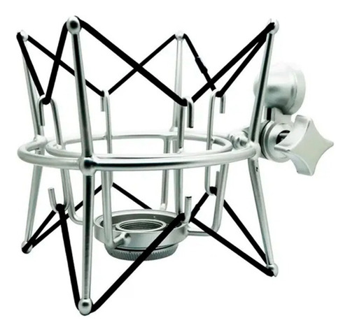 Superlux Hm7 Soporte Para Micrófono Shockmount Araña Silver Color Plateado