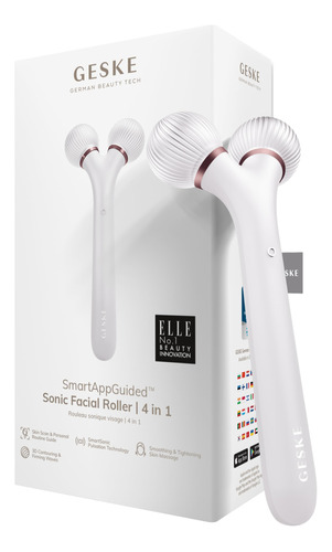 Geske Rodillo Facial Sónico Smartappguided | 4 En 1 | R.