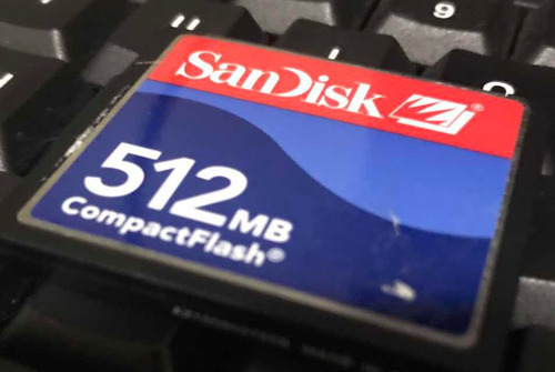 Cartão De Memória Compact Flash Sandisk - 512mb - Original