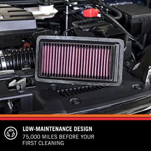 Filtro De Aire K&n Reutilizable Para Ford : Limpieza Cada Mi