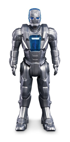 Robô Super Herói Carbon Man - Articulado - Tiger Squad- Roma