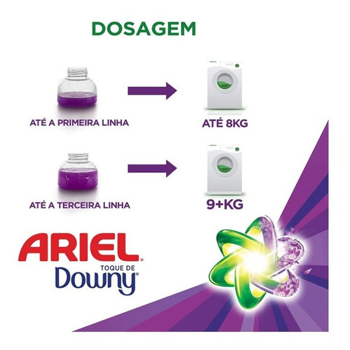 Sabão Líquido Concentrado Ariel Com Toque De Downy 1,2l