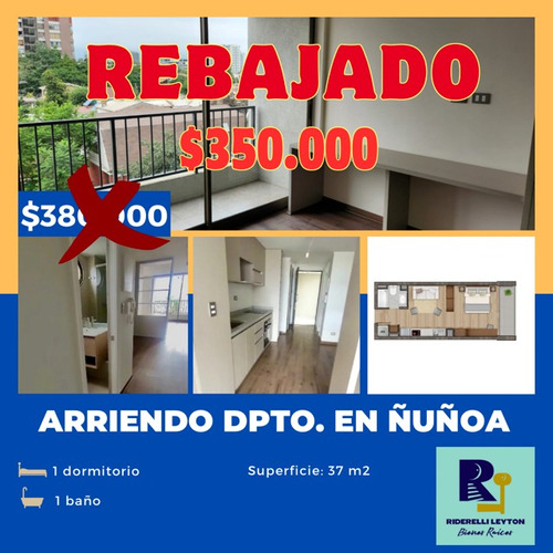 Arriendo Dpto Ñuñoa