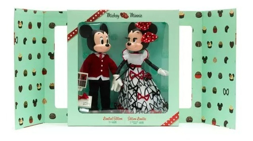 Disney Store Mickey Y Minnie Mouse Figuras Cita Romántica 