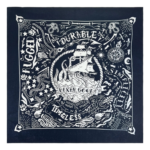 Pañuelo Para Caballero Estampado Nautico