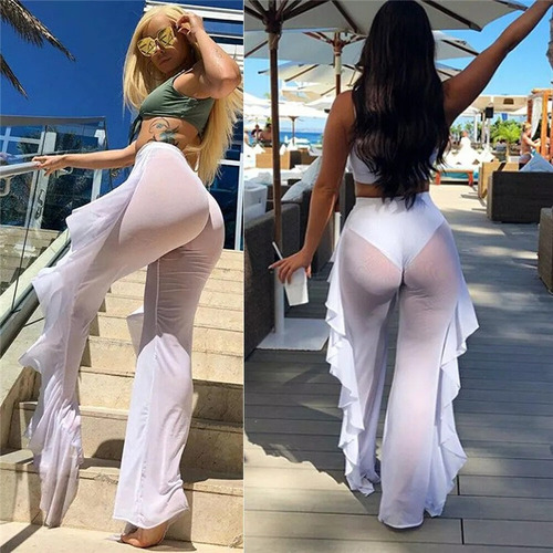 Pantalones De Bao De Mujer Con Cubierta De Playa [u] [u]