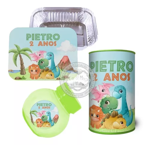 Cofrinho Personalizado 360° Dinossauro Baby, Lembranças