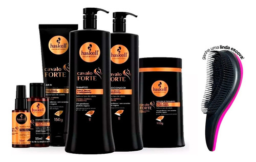 Haskell Cavalo Forte 1kg/l Kit Completo 6 Produtos