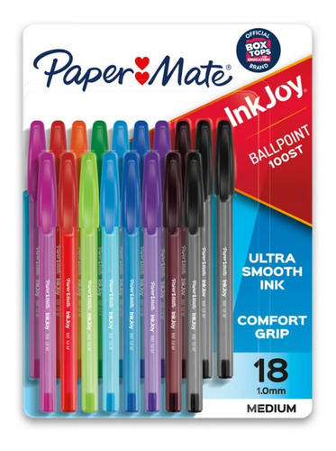 Bolígrafos Paper Mate Ink Joy (pqte De 18)