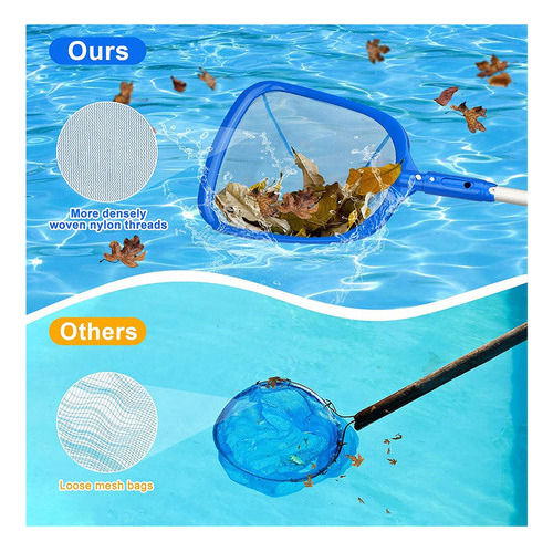 Colador For Skimmer De Piscina, Con Varillas Telescópicas