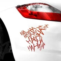Comprar Calco Hahaha Joker Tatoo Ploteo Tuning Autos Camionetas 30cm