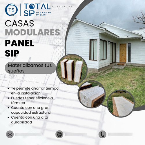 Imagen 6 de 8 de Panel Sip 98mm. 1,22 X 2,44mts. Osb 11,1mm Certificado