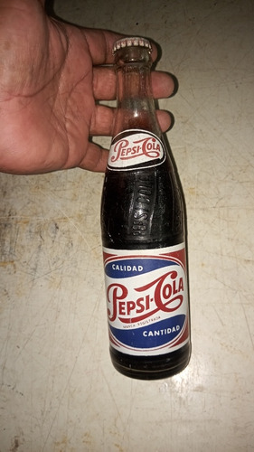 Antigua Botella De Pepsi-cola Año 1952 Llena