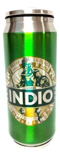 Termo Lata D Cerveza Refresco Modelos Acero Inoxidable 500ml Color Indio