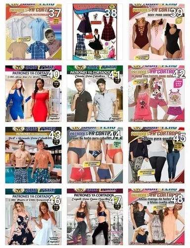 Imagen 4 de 10 de Promo Pack 2 Patrones Soryferc Ya Cortados