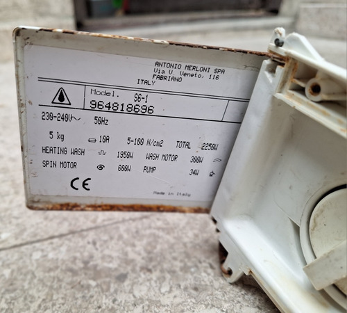 Repuesto Lavarropas Surrey S6 Desagote Tapa Rosca Rejilla (Usado)