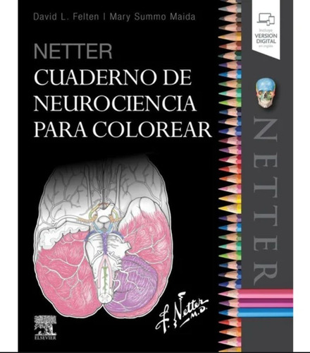 Libro Netter. Cuaderno De Neurociencia Para Colorear