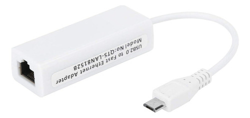 Adaptador Ethernet Micro Usb A Rj45 Zopsc Para Raspberry Pi