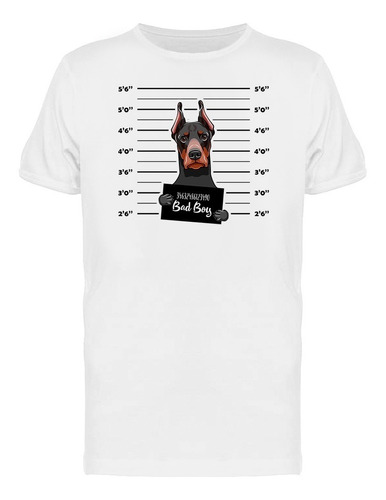 Playera Ficha Policial De Doberman