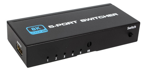 Conmutador Hdmi Switch 5 En 1 Salida Hdmi 2.0 Switcher Split