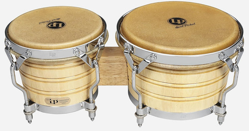 Tambor Bongo Latin Percussion Lp201a-3, Color Natural/cromad