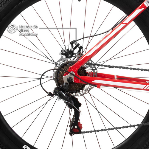 Bicicleta Montaña R29 Turbo Deimos Aluminio Roja