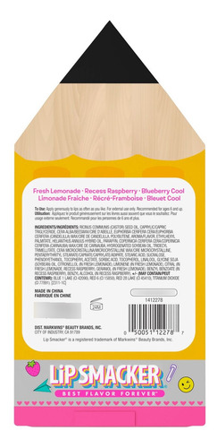 Balsamos Lip Smacker Caja 3 Lápiz Escolar Back To School