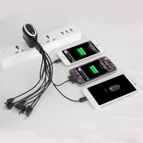 Cargador Híbrido Usb Universal 14 En 1 Multifuncional Pulpo