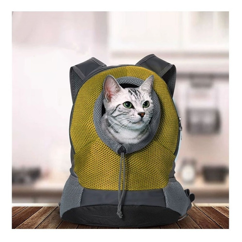 Imagen 2 de 10 de Mochila Bolso Transportador Mascotas Perro Gato Modelo S