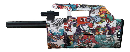 Pistola De Hidrogel Se Dobla Automática Fmg Rifle + Cammo