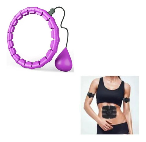 Aro Hula Hula Hoop Ejercitar  + Electro Estimulador Muscular