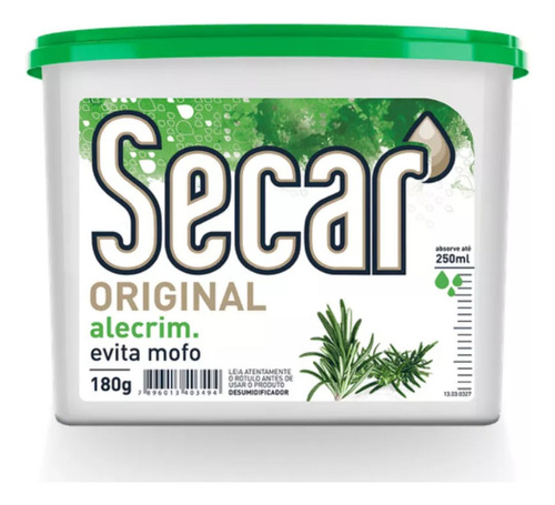 Antimofo Secar 180g Evita Mofo Alecrim Guarda Roupa Quarto Anti Umidade