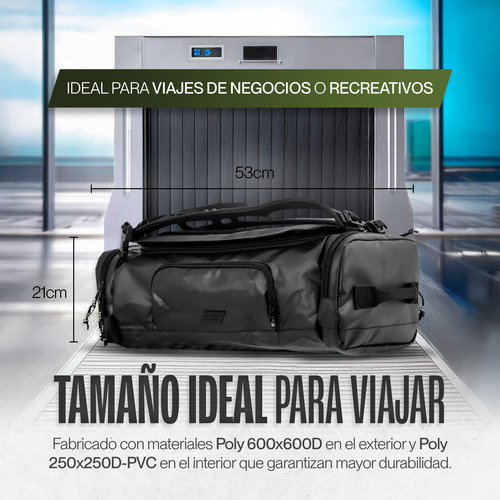 Mochila De Viaje Peregrino 30lts Bolso Impermeable Kma