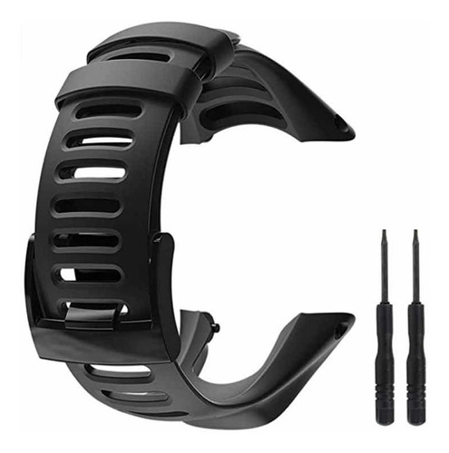 Correa Para Suunto Ambit 1,2,3 , Silicone Negra