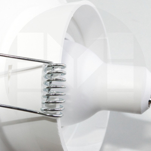 Imagen 6 de 10 de Spot Led Embutir Circular Plastico Con Dicro Led 7w Pack X20