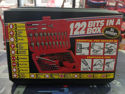 Juego De Puntas Y Tubos 122 Piezas Extrapol Bit122