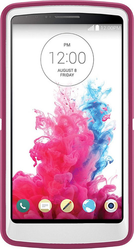 Funda LG G3 Otterbox Defender Rosa Con Clip De Uso Rudo