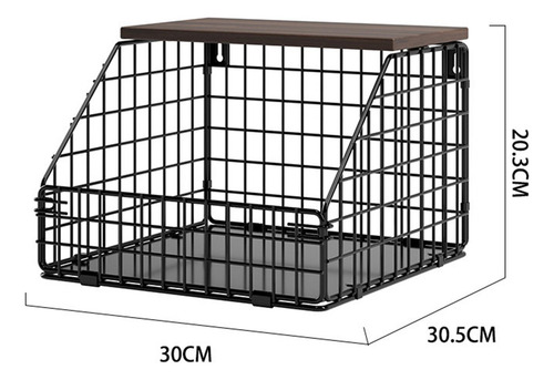 Cesta De Alambre Apilable Para Encimera De Cocina, 30 X 30,5
