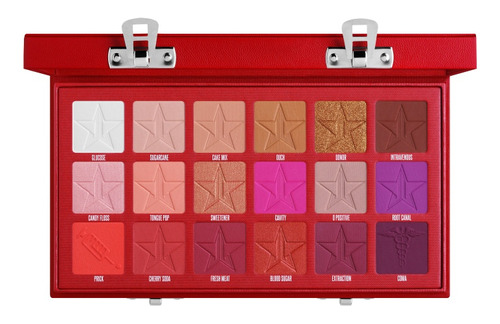 Sombra De Ojos Blood Sugar Palette Powder Jeffree Star Sombra Rojo