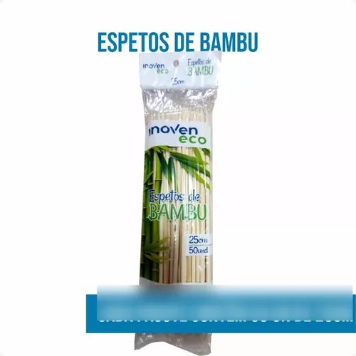 Espetos de Bambu 25cm - Talge